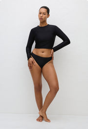 Long Sleeve Sun Tee - Black - Matteau
